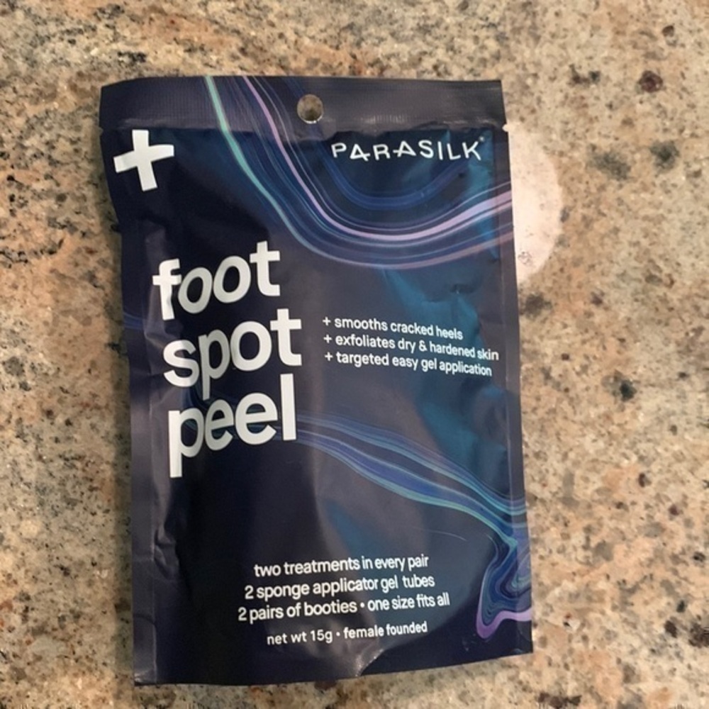 Parasilk foot spot peel two treatments brand new unopened